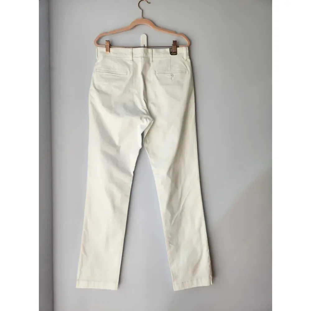 NWT J. Crew 770™ Straight-Fit Stretch Chino Pant White 30/32